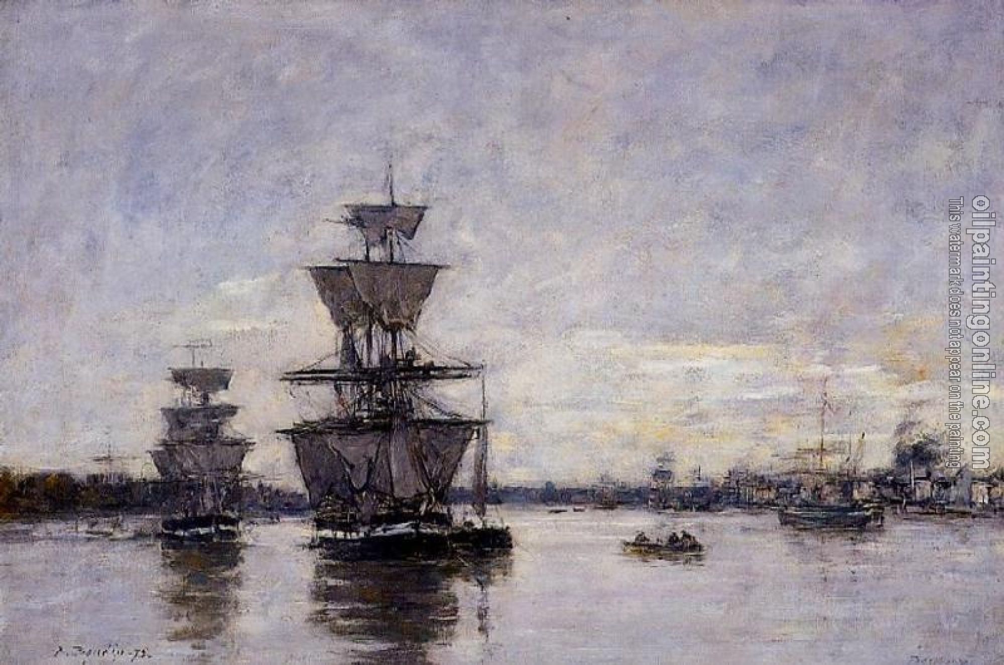 Boudin, Eugene - The Port of Bordeaux